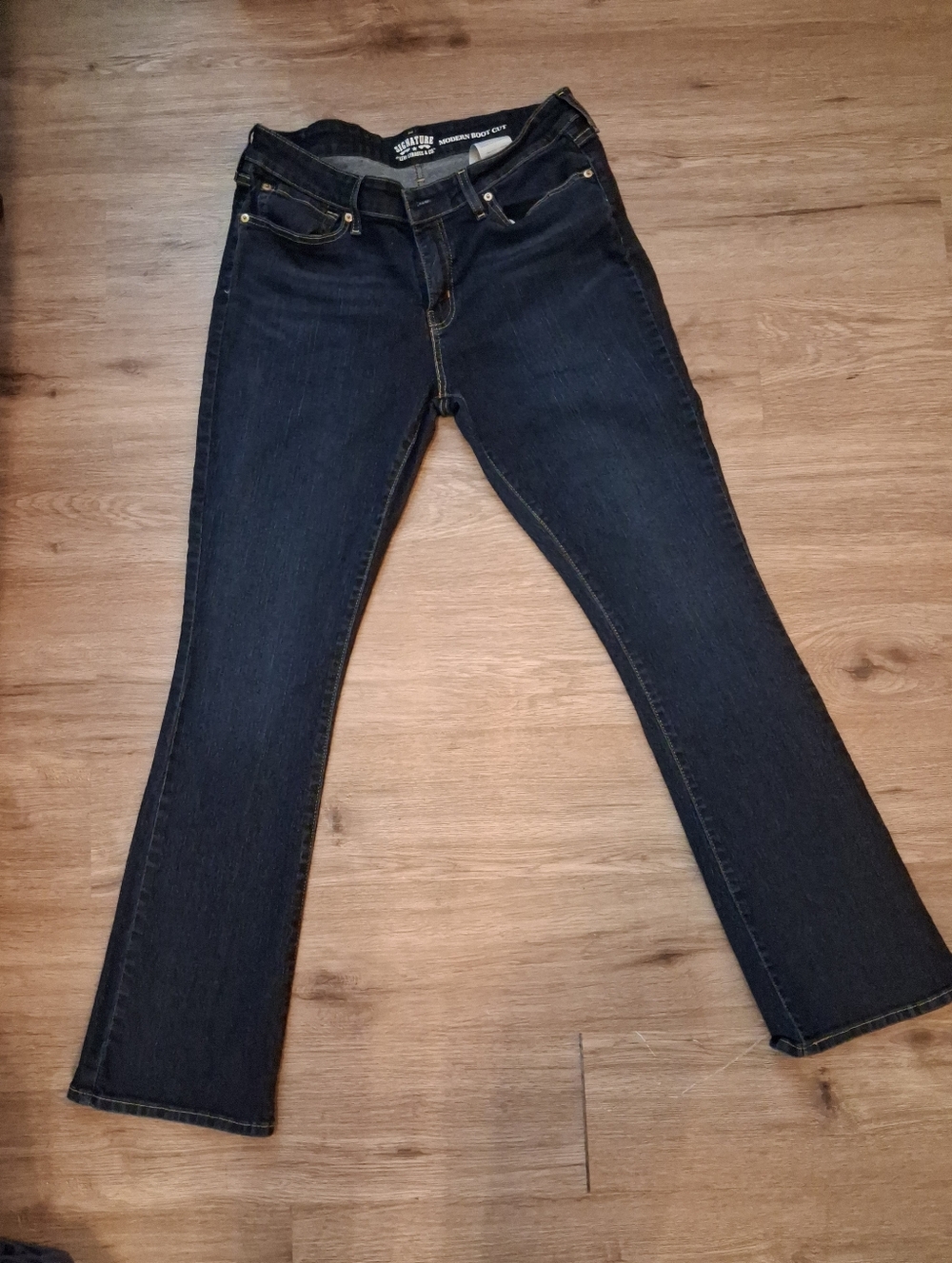 Dark Indigo Bootcut Jeans - Lee Signature